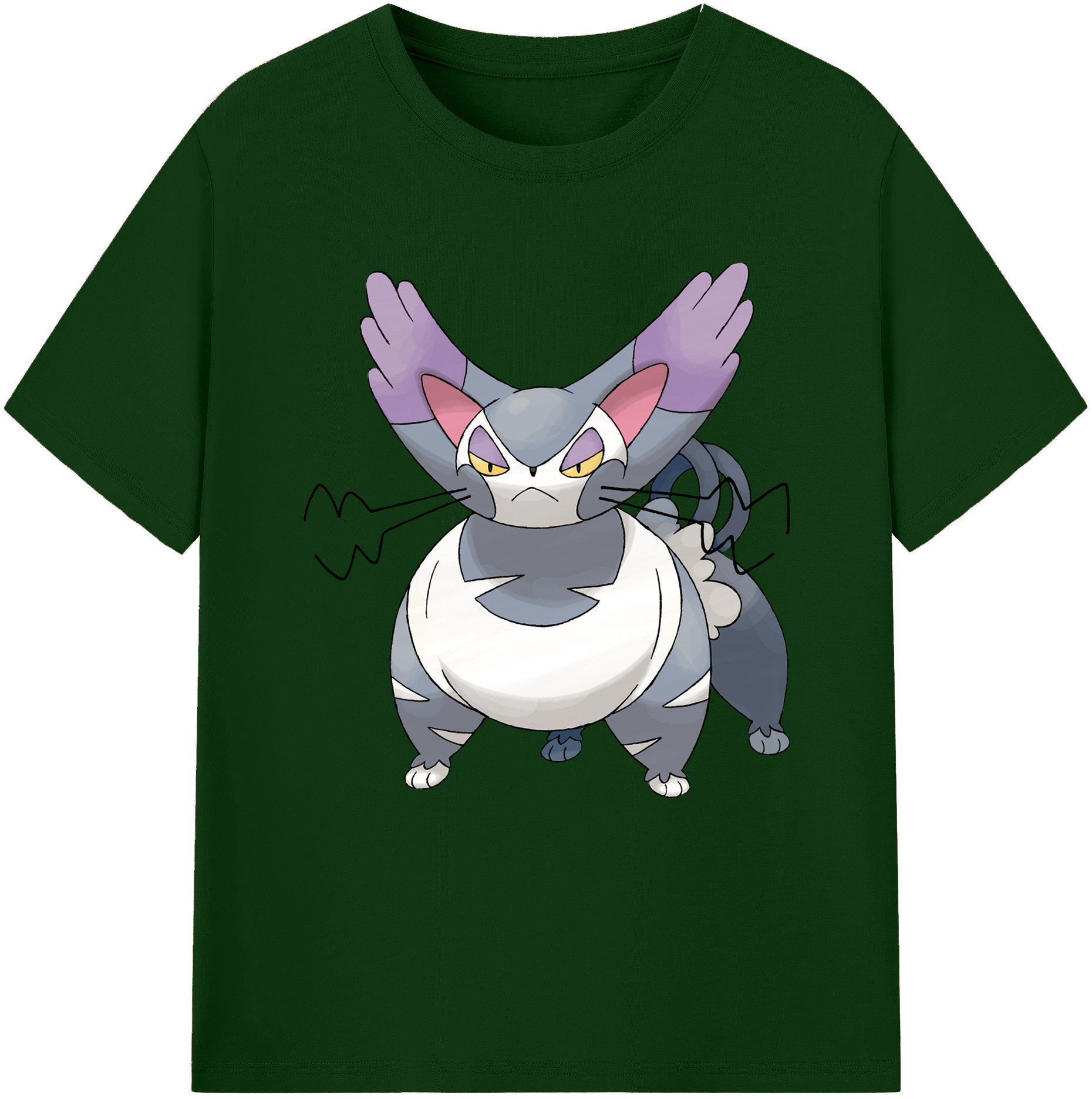 （画像用） ポケットモンスター Pokémon 綿100％半袖Tシャツ（フロントプリント）